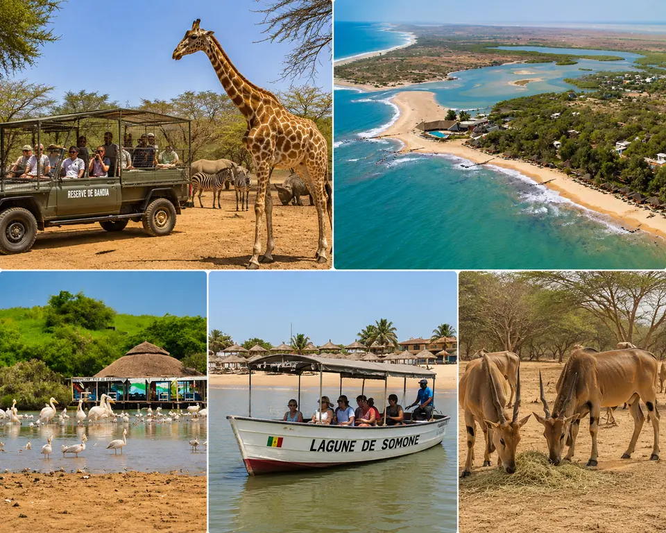 Safari à Bandia et découverte de la lagune de Somone
